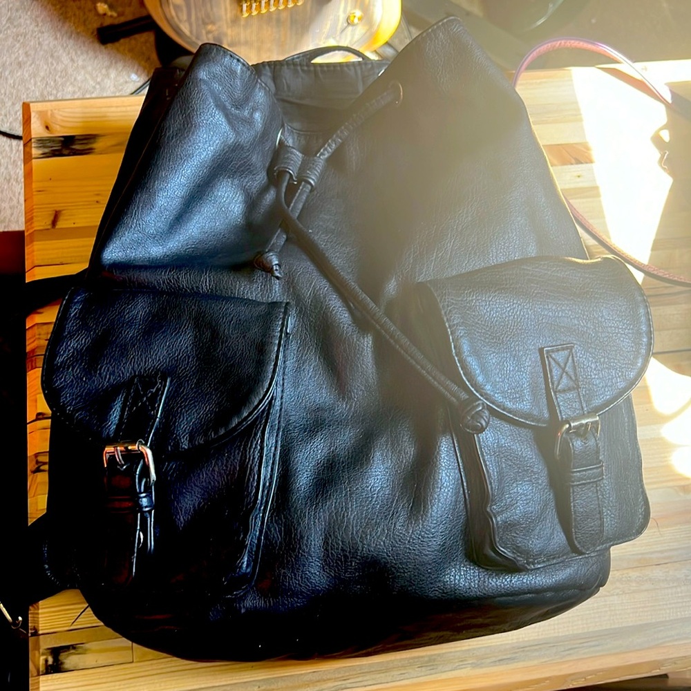H&M Divided Black leather bag